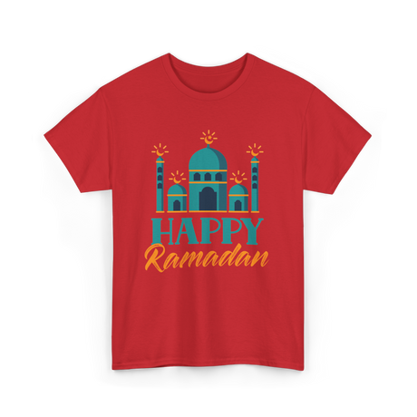 Happy Ramadan T-Shirt - Red