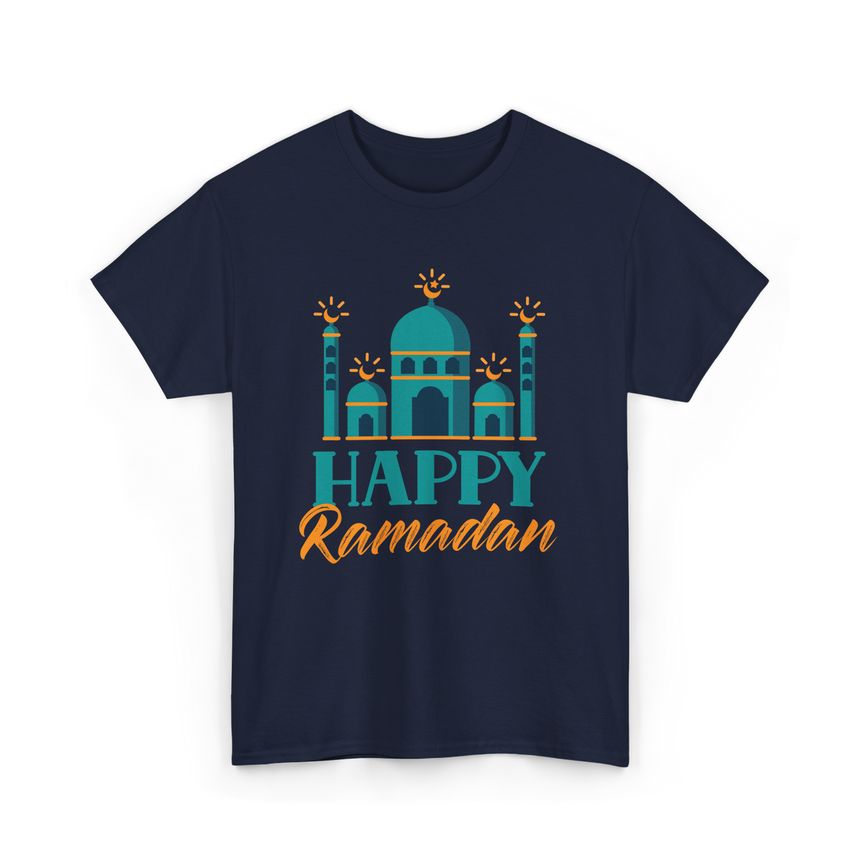 Happy Ramadan T-Shirt - Navy