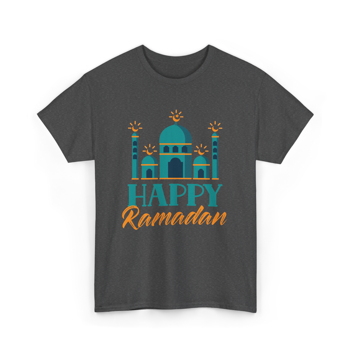 Happy Ramadan T-Shirt - Dark Heather