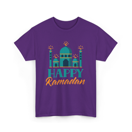 Happy Ramadan T-Shirt - Purple