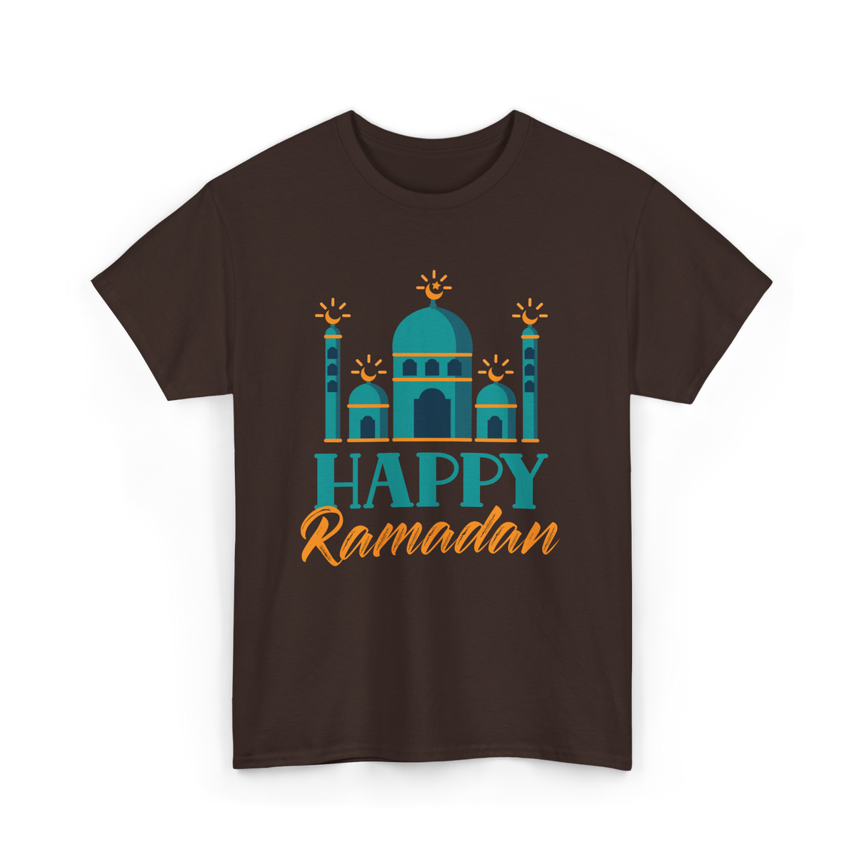 Happy Ramadan T-Shirt - Dark Chocolate