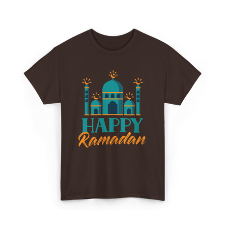 Happy Ramadan T-Shirt - Dark Chocolate