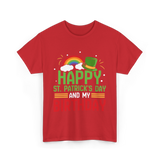 Happy St Patricks Day Birthday Celebration T-Shirt - Red