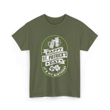 Happy St Patrick's Day Celebration T-Shirt - Military Green