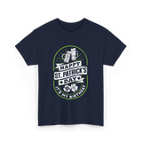 Happy St Patrick's Day Celebration T-Shirt - Navy