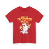 Happy Tacoween Taco Ghost T-Shirt - Red