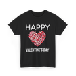 Happy Valentine's Day Love T-Shirt - Black