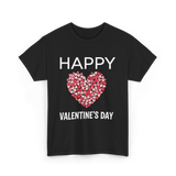 Happy Valentine's Day Love T-Shirt - Black