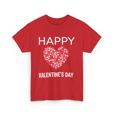 Happy Valentine's Day Love T-Shirt - Red