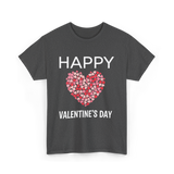 Happy Valentine's Day Love T-Shirt - Dark Heather