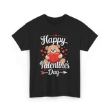 Happy Valentine's Day Valentine T-Shirt - Black