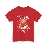 Happy Valentine's Day Valentine T-Shirt - Red