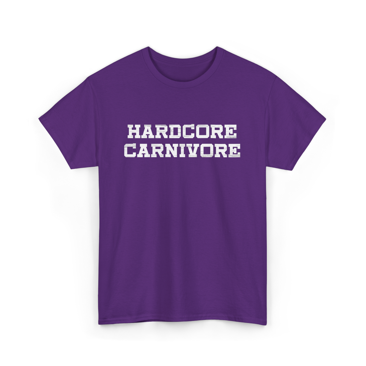 Hardcore Carnivore Meat BBQ T-Shirt - Purple