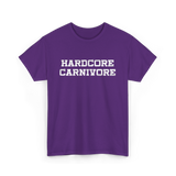 Hardcore Carnivore Meat BBQ T-Shirt - Purple