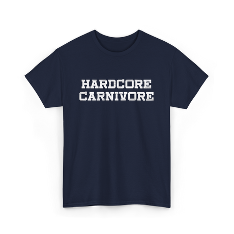 Hardcore Carnivore Meat BBQ T-Shirt - Navy