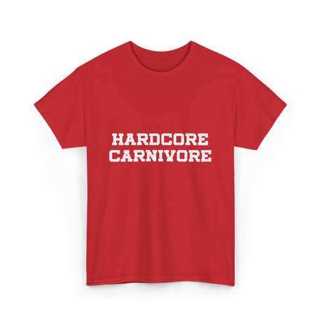 Hardcore Carnivore T-Shirt - Red