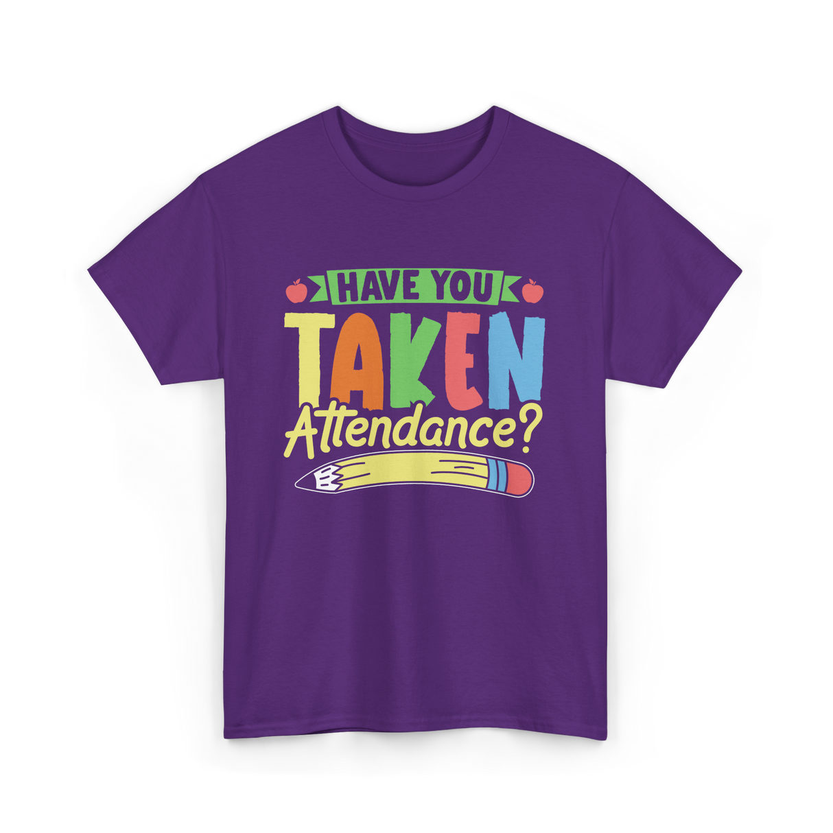 Have You Taken Attendance Kids T-Shirt - Purple