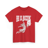 He Is Rizzin Basketball Dunk T-Shirt - Red