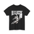 He Is Rizzin Basketball Jesus T-Shirt - Black