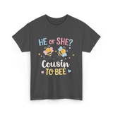 He or She Cousin Bee T-Shirt - Dark Heather