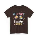 He or She Cousin Bee T-Shirt - Dark Chocolate