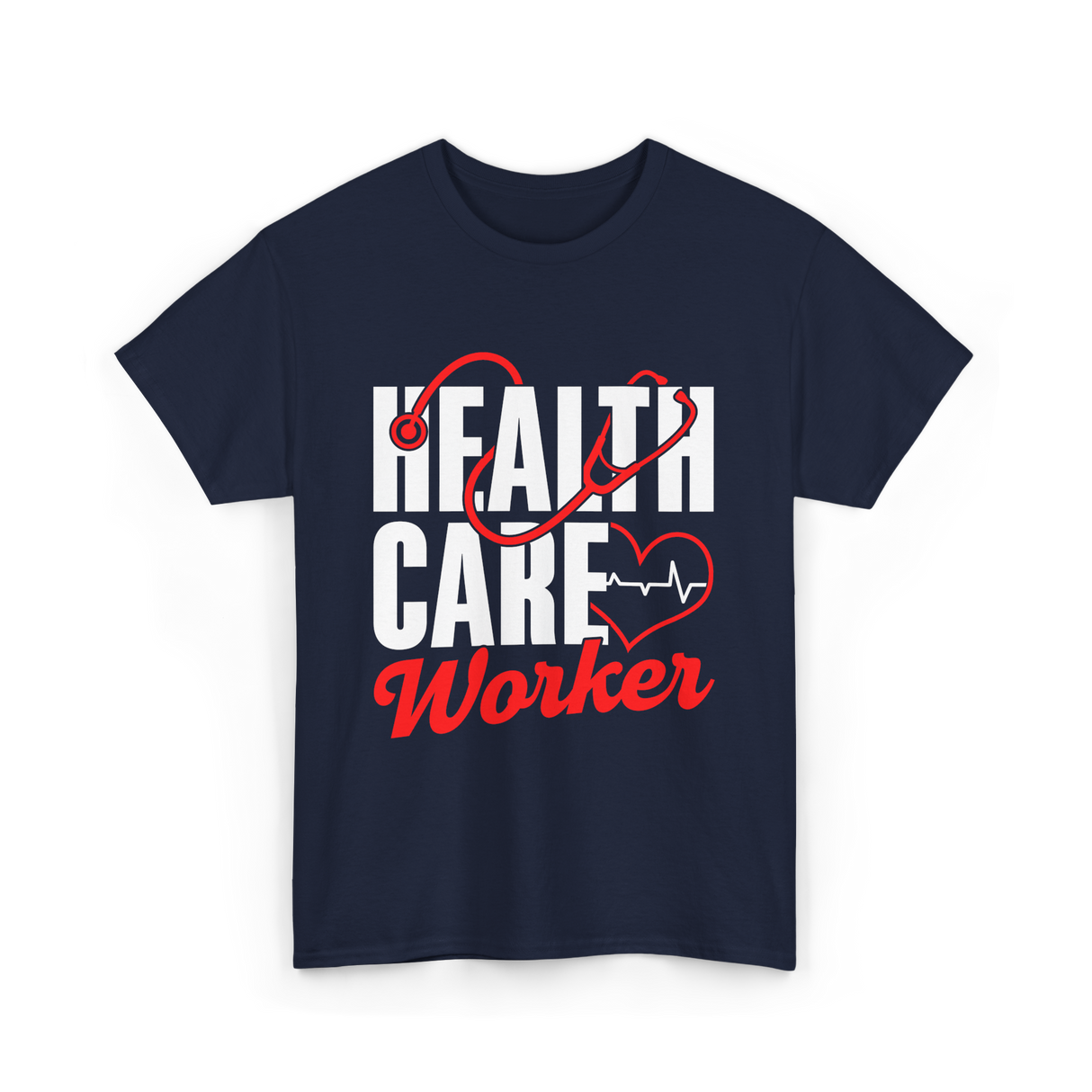 Health Care Worker Health Care T-Shirt - Navy