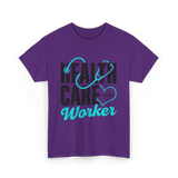 Health Care Worker Health Care T-Shirt - Purple