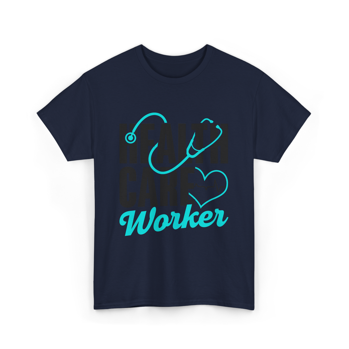 Health Care Worker Health Care T-Shirt - Navy