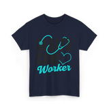 Health Care Worker Health Care T-Shirt - Navy