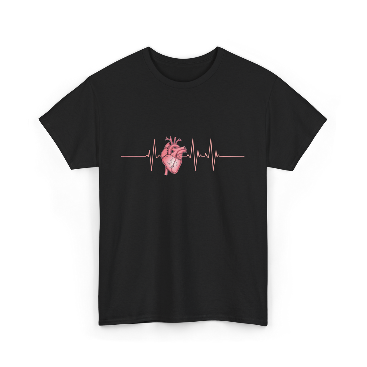 Heart Heart Cardiologist T-Shirt - Black