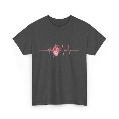 Heart Heart Cardiologist T-Shirt - Dark Heather