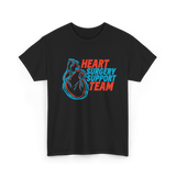 Heart Surgery Support Team Recovery T-Shirt - Black