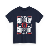 Heart Surgery Support Team Surgery T-Shirt - Navy