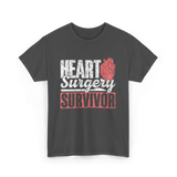 Heart Surgery Survivor Surgery Health T-Shirt - Dark Heather