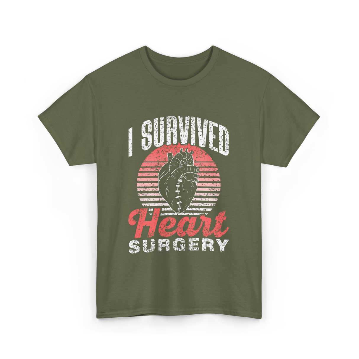 Heart Surgery T-Shirt - Military Green