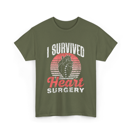 Heart Surgery T-Shirt - Military Green