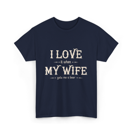 Heartwarming Beer T-Shirt - Navy