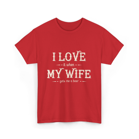 Heartwarming Beer T-Shirt - Red