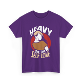 Heavy On The Self Love Self Love T-Shirt - Purple