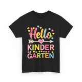 Hello Kinder Kindergarten Teacher T-Shirt - Black