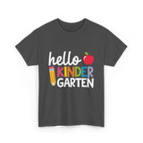 Hello Kindergarten Kinder School T-Shirt - Dark Heather