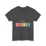 Hello Summer Popsicle Summer T-Shirt - Dark Heather