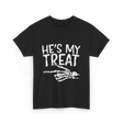 He's My Treat Skeleton T-Shirt - Black