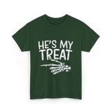 He's My Treat Skeleton T-Shirt - Forest Green