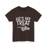 He's My Treat Skeleton T-Shirt - Dark Chocolate