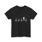 Hiking heartbeat hiker T-Shirt - Black