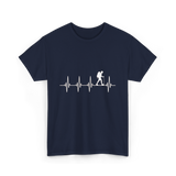 Hiking heartbeat hiker T-Shirt - Navy