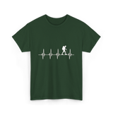 Hiking heartbeat hiker T-Shirt - Forest Green