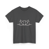 Hippo Head Hippo Wildlife T-Shirt - Dark Heather