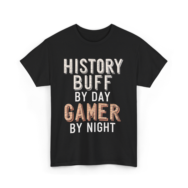 History Buff Gamer Costume T-Shirt - Black